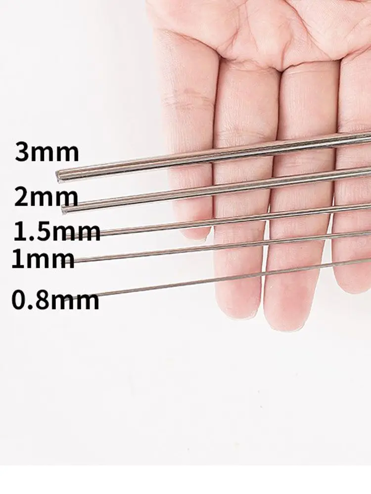 Stainless Steel Spring Wire For Fishing Hooks Make Jewelry DIY 0.2mm  0.3mm  0.4mm  0.5mm 0.6mm