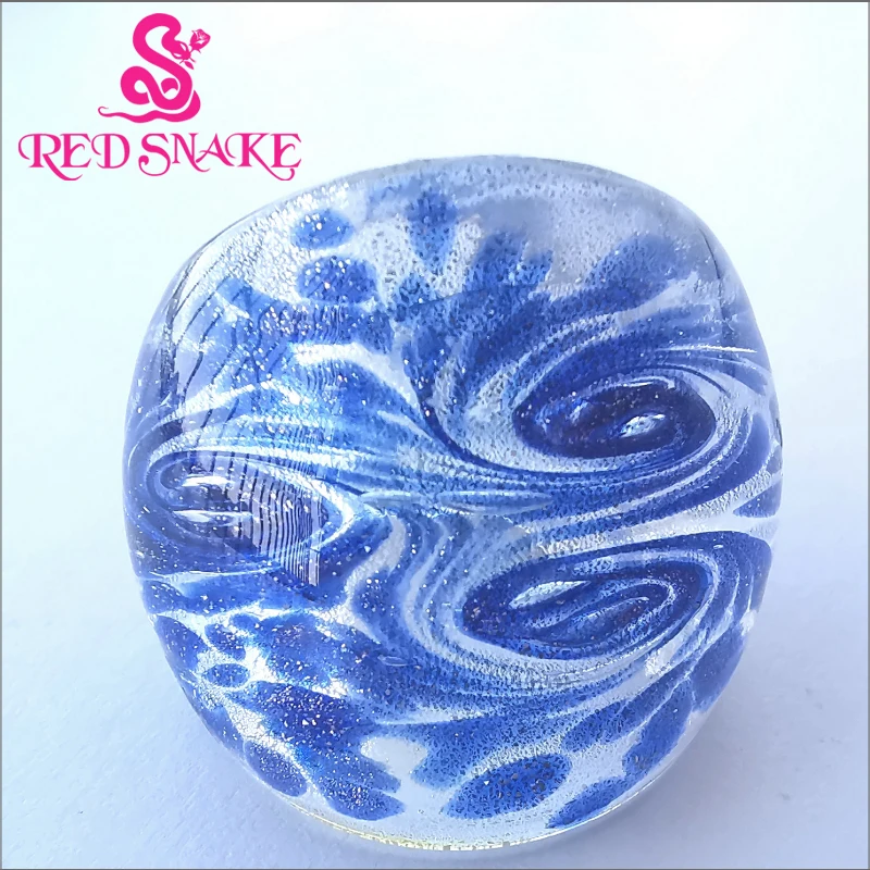 RED SNAKE Brand Fashion Ring Handmade Murano Glass Multifarious RSMG0000#429