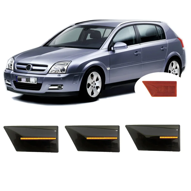 for Opel Vauxhall Signum Z03 2003 2004 2005 2006 2007 2008 Dynamic LED Indicator Side Marker Signal Light Accessories