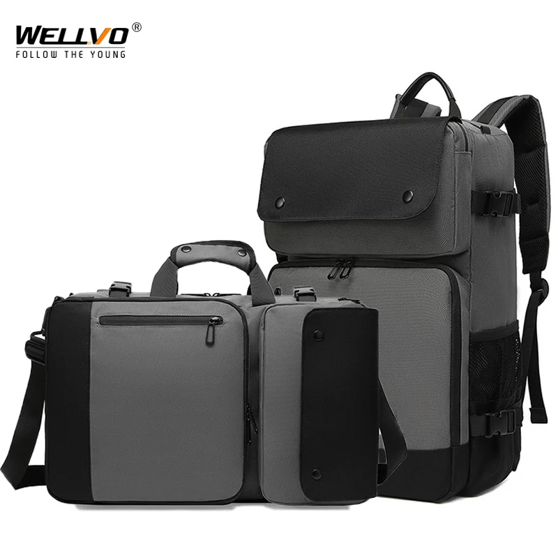 Waterproof Men's Travel Bag 17 Inch Laptop Backpacks Multifunctional Backpack Large Capacity Back Pack Male Mochila Bags XA277C