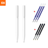 Super good original Xiaomi Mijia Gel Pen MI Pen 9.5mm Roller Pen Smooth Swiss Refill MiKuni Japanese Ink (Black/Blue/Red)