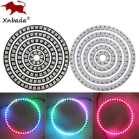 WS2812B Addressable Led Pixel Ring 1/8/16/24/35/45Leds WS2812 5050 RGB Led Diode Ring Color IC Built-in LED