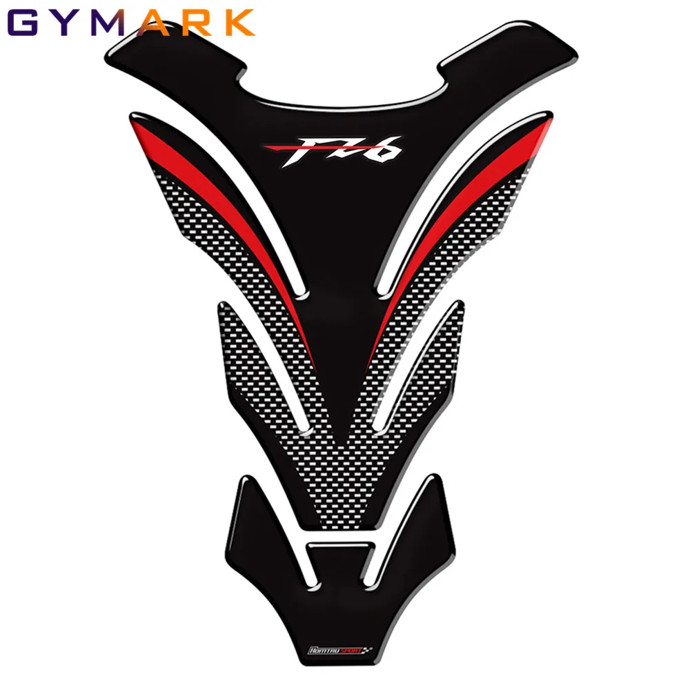 For YAMAHA FZ6 FZ6N Motorcycle Accessories 3D Carbon Fiber Fuel Tank Pad Protection Sticker Fuel Tank Decal