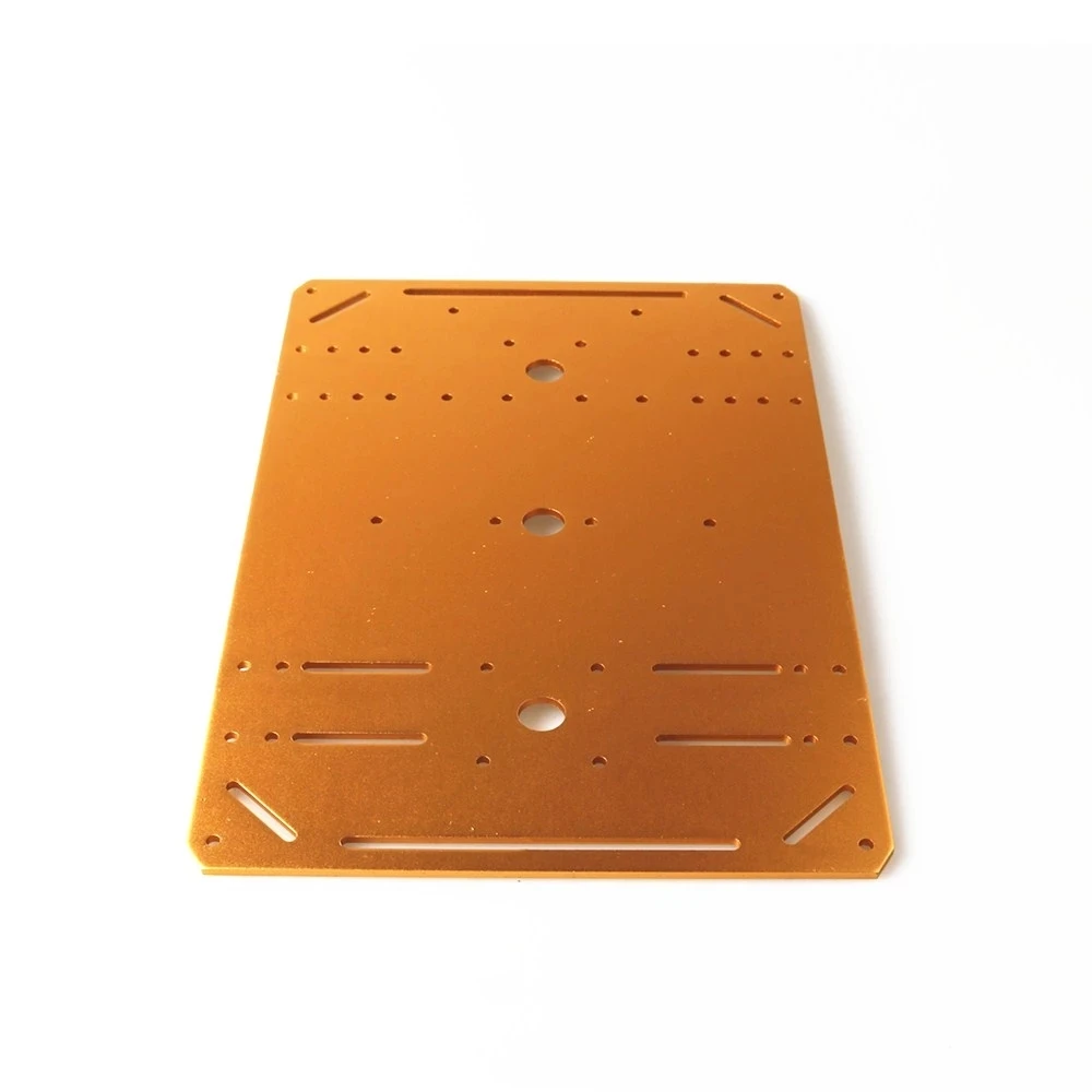 Metal Panel Aluminum Alloy Frame All Metal Plate for Car Chassis Remote Control Tank Chassis 4wd Wheeled Car Chassis