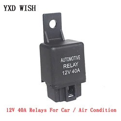 12V 40A Air Condition Relay 40A 4Pin For Air Conditioner Plastic back Car Relays DC 12 V Normally open Relay