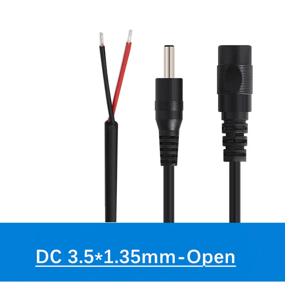 

DIY DC 3.5MM x 1.35MM MALE / FEMALE TO OPEN POWER CABLE