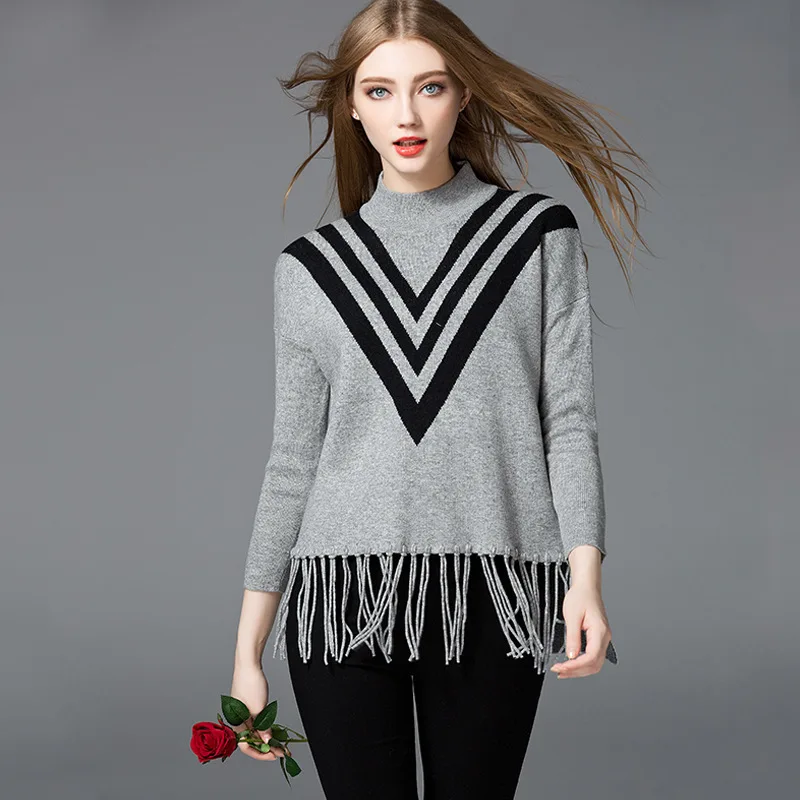 

Autumn Winter Women's Sweater Women Clothes 2020 Korean Vintage Pullover Warm Tops Sweaters Turtleneck Pull Femme Hiver ZT4654