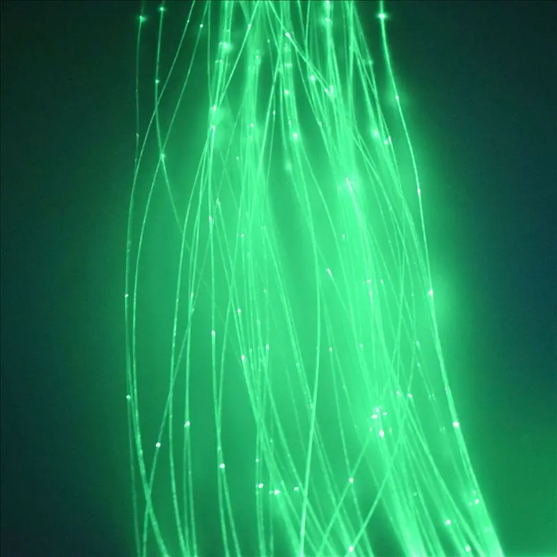 2700m/Roll 0.75mm diameter sparkle flash point glow PMMA plastic fiber optic