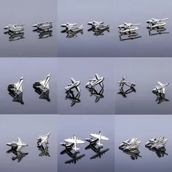 2021 New High Quality Mens Design Airplane Cufflinks Helicopter Aircraft Aeroplane Cuff Buttons For Business Shirt Gift