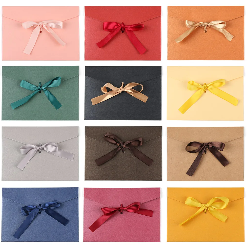 10pcs/lot Gift Envelope Letter Set Envelopes for Invitations Stationery Cards Envelope De Casamento Kraft Envelope Red Envelope