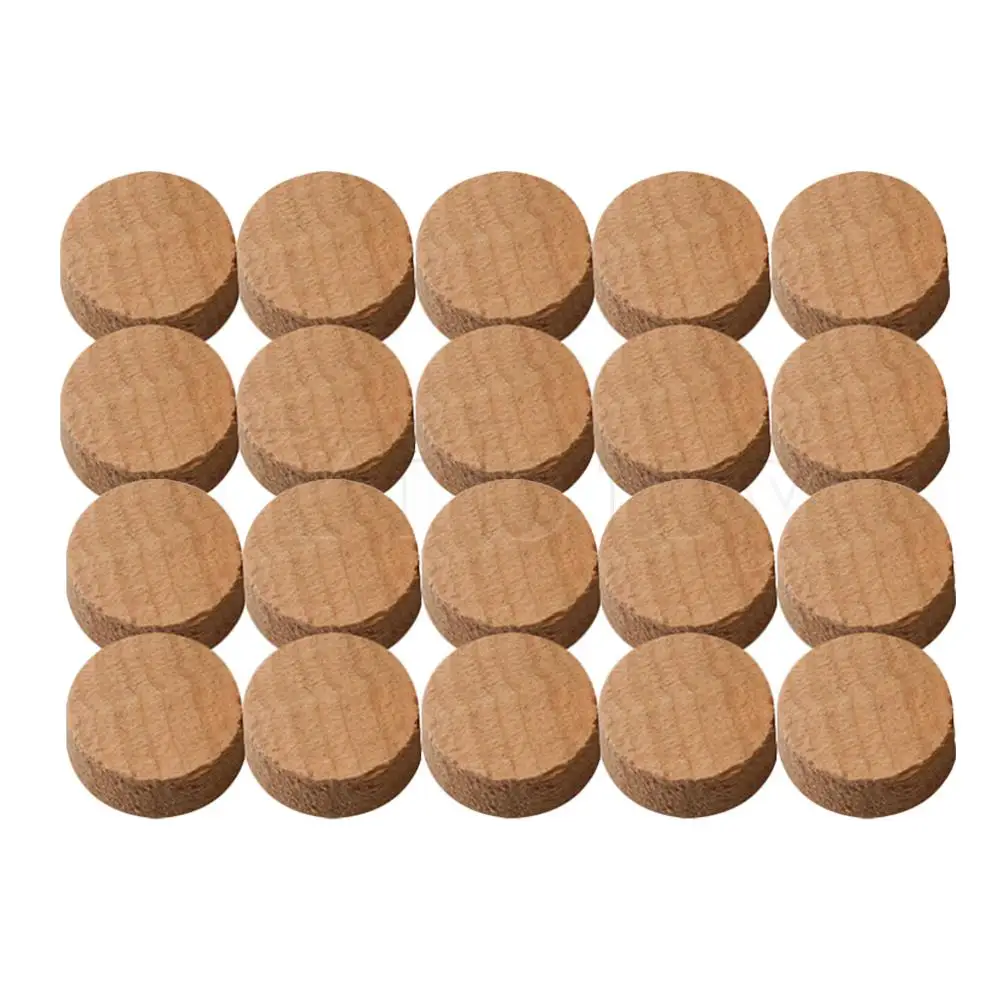 Yibuy 20 x Wood Color Cork Trumpet WaterKey Spit Valve for Trumpet Repair Part