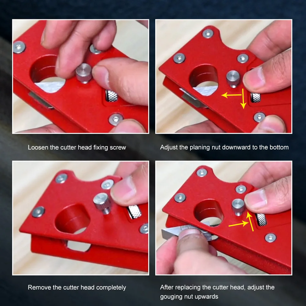 Woodworking Edge Corner Plane 45 Degree Bevel Manual Planer Chamfering and Trimming CLH@8