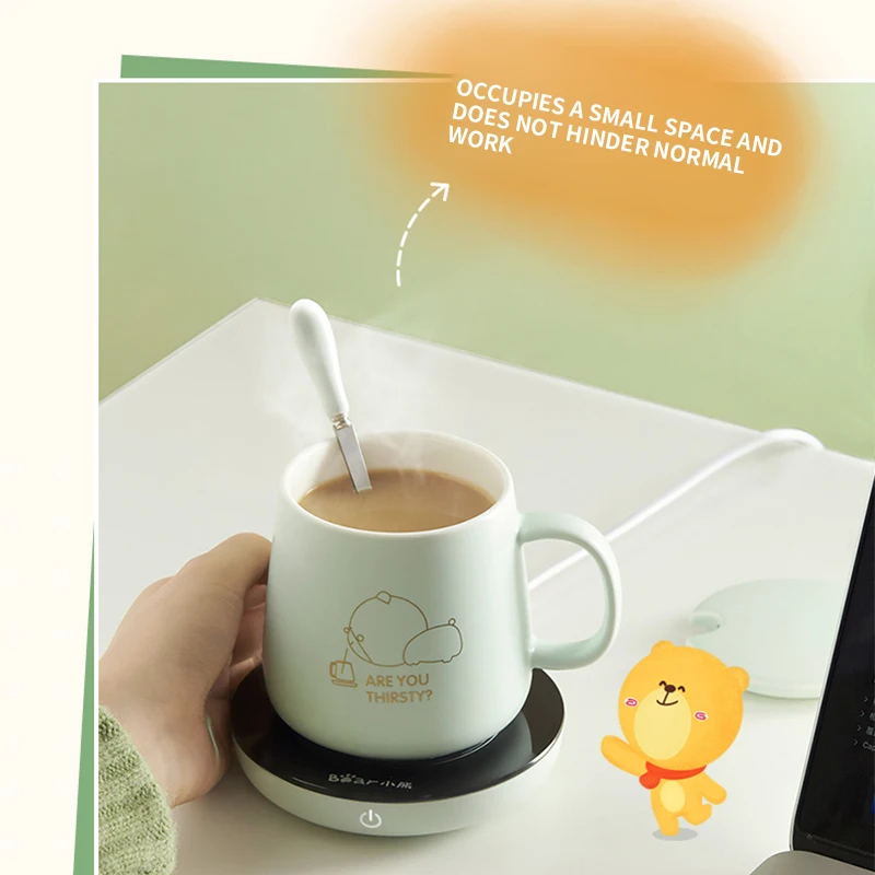 ثابت درجة الحرارة كوستر التدفئة المنزلية كوب ماء قاعدة 55 ℃ الحليب التدفئة قطعة أثرية التلقائي الدفء كوب دافئ التلقائي