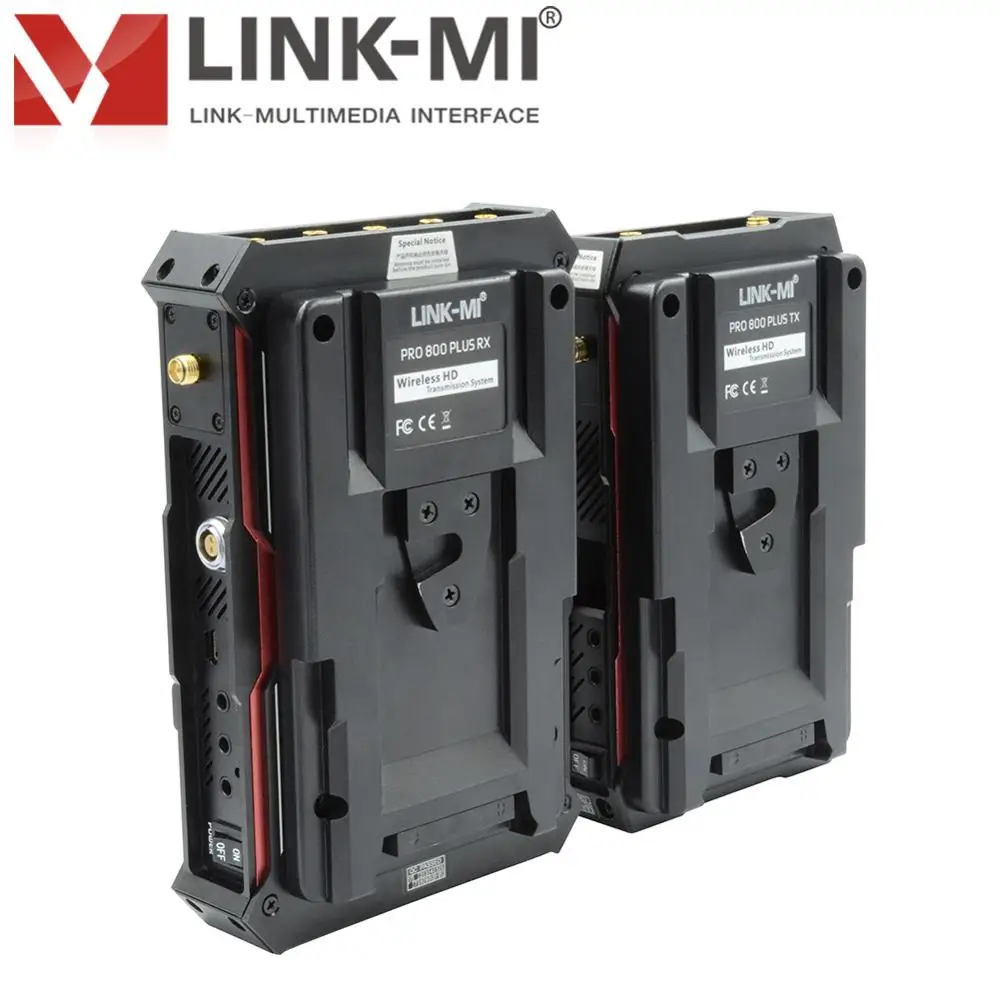 LINK-MI pro800 plus 800m hdmi/sdi relação de vídeo sem fio hdmi com tally 1080p hdmi/HD-SDI/3g-sdi interfaces 60hz 4:2:2 10 bits