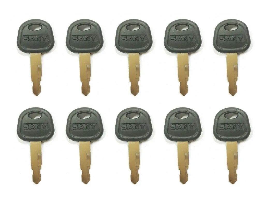 10x Heavy Equipment Ignition Key For Sany Excavator Bulldozer Loader