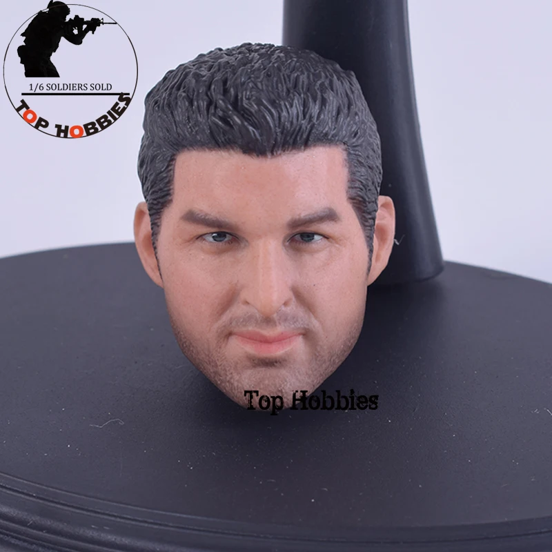 Escala 1:6 estrella deportiva Tim Tibor A25 cabeza masculina esculpida cabeza escultura ajuste 12 pulgadas Hottoys cuerpo PVC figura de acción coleccionable