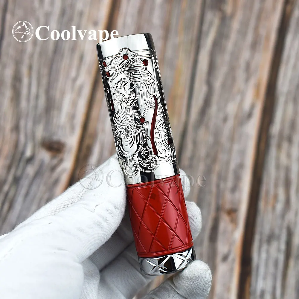 Coolvape samobójstwo królowa mechaniczny Mod e-papieros pasuje Taifun GTR RTA 18650/20700 26mm materiał mosiężny vape vs Tauren mech mod