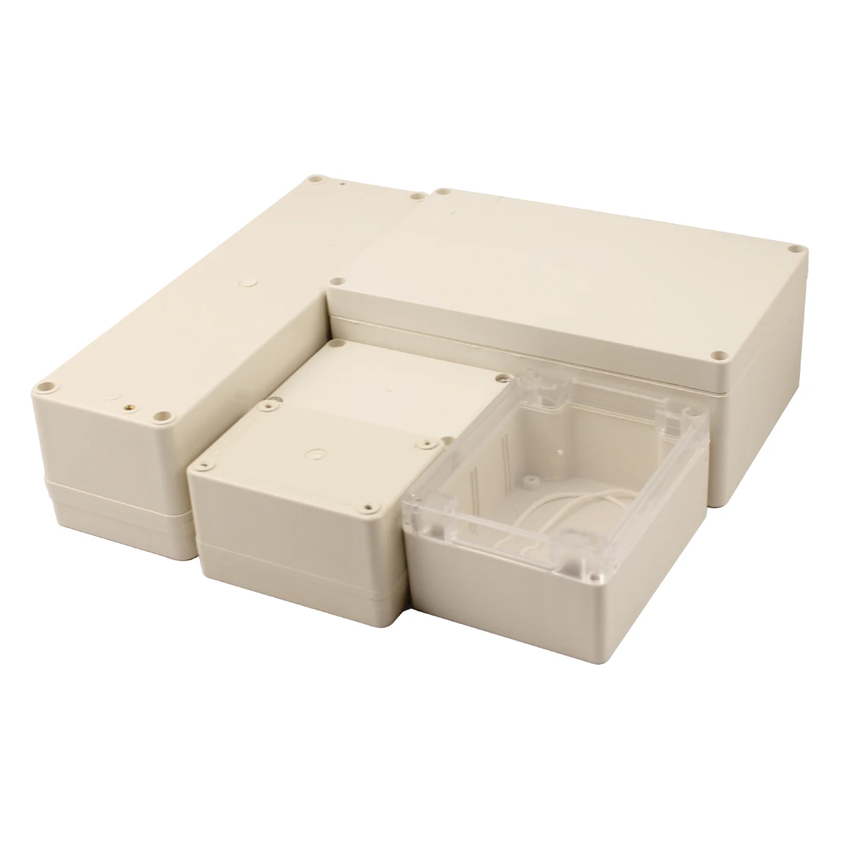 DIY Electronic Box Plastic Waterproof Junction Box Electrical Cover Enclosure Waterproof Junction Case