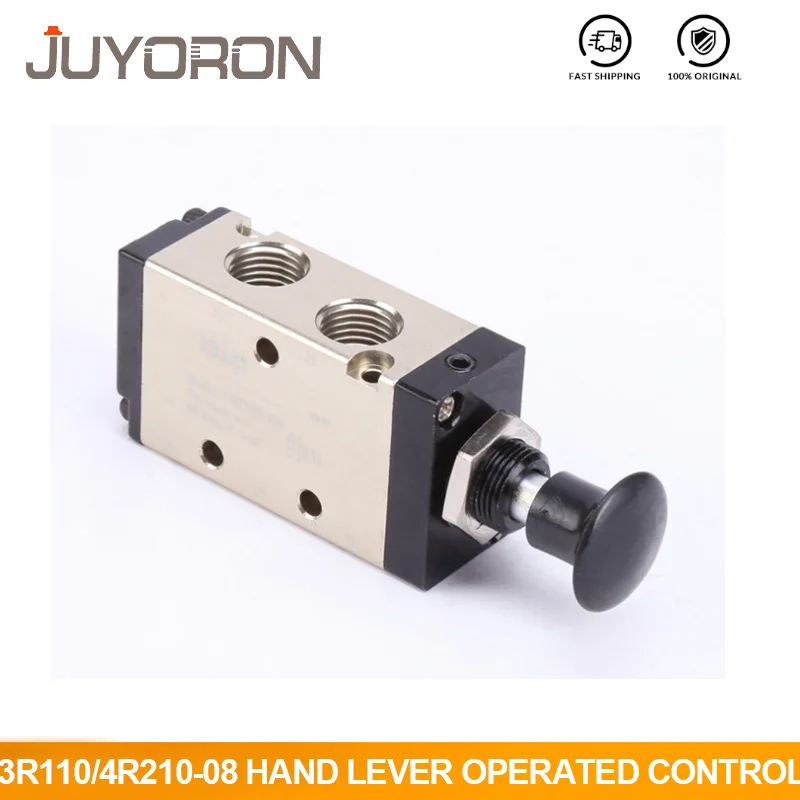 Pneumatic Switch Pull the Valve 4R210-08 4R310-10 Mechanical Valve 5Port 2Pos Control Cylinder Valve Hand Lever Operated Control