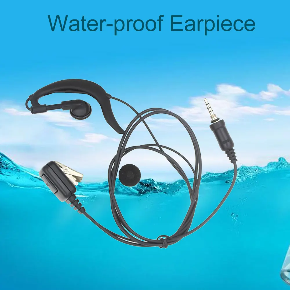 VHF Marine Radio Earpiece IP67 Waterproof Walkie Talkie RS-35M IC-H25 earphone LCD Display 5W Float Handheld Two Way Ham Radio