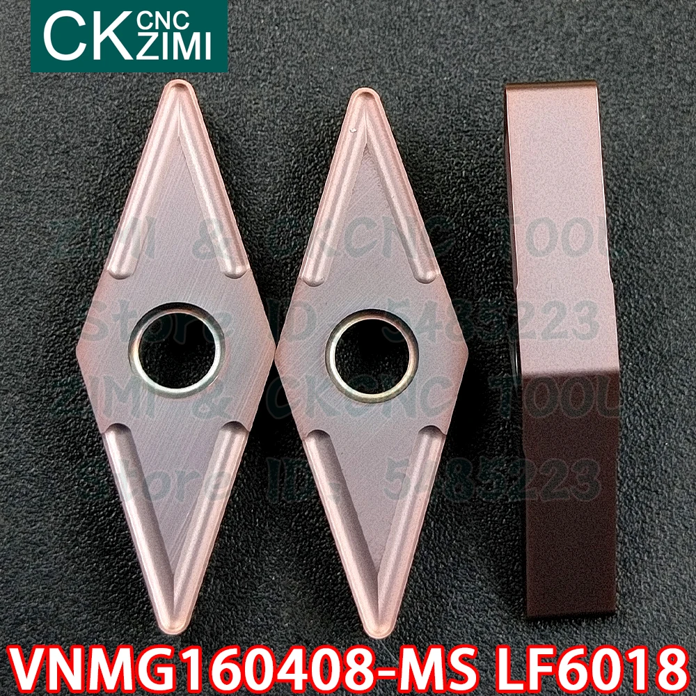 Ferramenta de inserção para torno externo, ferramenta de torno de metal cnc para aço inoxidável com inserções de VNMG160408-MS lf6018 vnmg 160408 ms lf6018