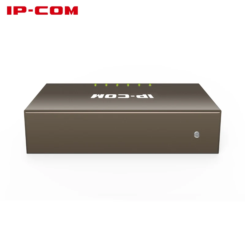 Conmutador Gigabit Ethernet IP-COM G1005 de 5 puertos, conmutador de red Ethernet de 10/100/1000Mpbs, conmutador de escritorio Gigabit de 5 puertos Auto MDI/MDIX