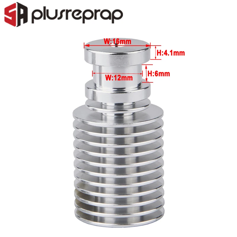 V6 Cooling Tube All Metal J-head Hotend Block Head extruder for 1.75mm 3.0mm Long or Short Distance 3D Printer Part Wholesale