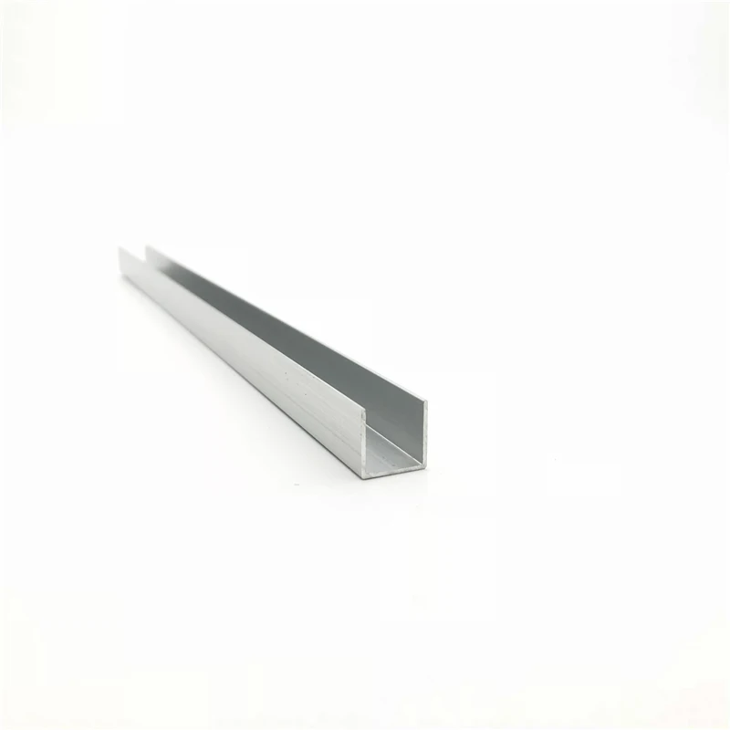 U-shape  Aluminum, Outer width 12mm, length 50cm,aluminum alloy glass covered edge strip