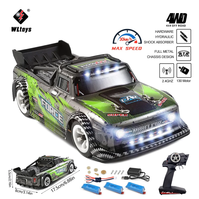 

WLtoys 284131 Rc Car 1:28 4WD Drive Off-Road 2.4G 30Km/H High Speed Drift Remote Control RC Cars 1/28 Drift Toys For Boys Gift