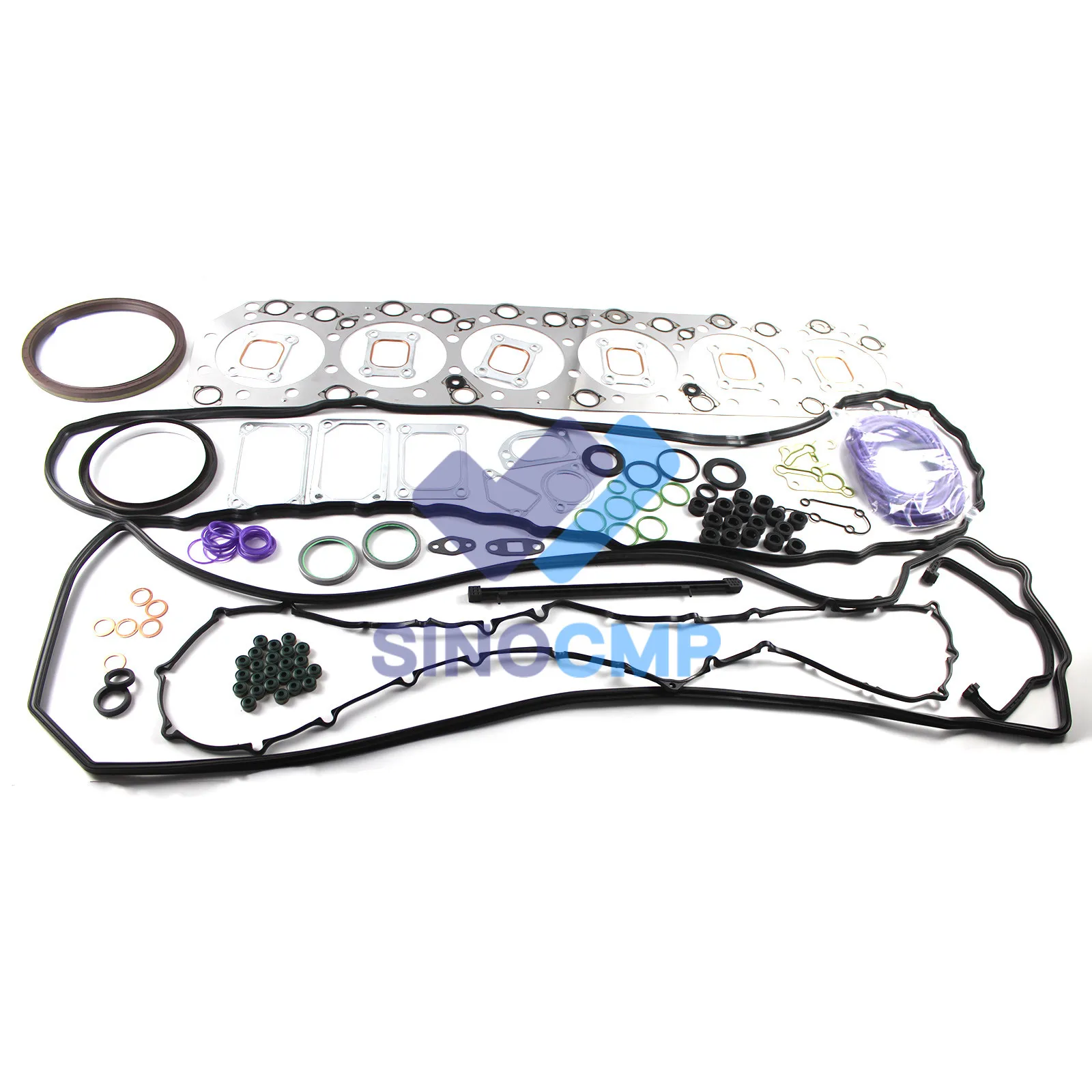 

EC210 Full Gasket Kit Overhaul Gasket Head Gasket for Volvo EC210 D12 Engine Overhauling Excavator Aftermarket Parts