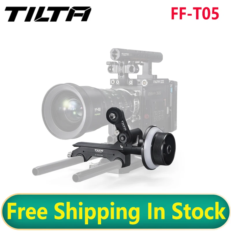 TILTA FF-T05 Single Sided Cinema Follow Focus Safety Box 15/19mm Rod Adapter For Zeiss/Fujifilm/Arri/Angenieux Lens