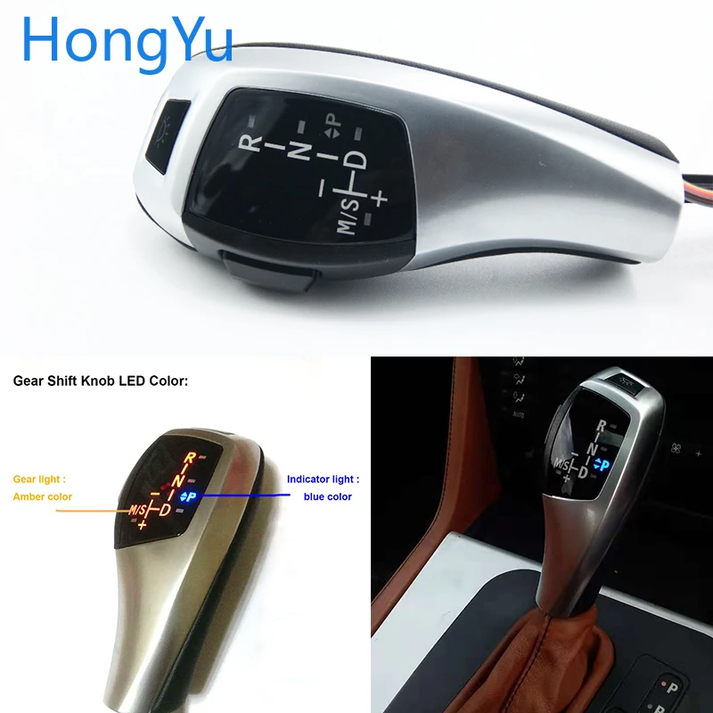 For BMW 6 Series 2004 2005 2006 E63 Convertible Pre-LCI Facelifted LHD Automatic Updated Look LED Gear Shift Knob Car Parts