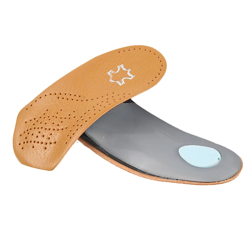 3/4 Half arch support orthopedic insoles flat foot correct 3/4 length orthotic insole feet care health orthotics insert shoe pad