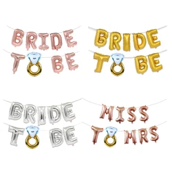 Wedding Decoration Bride To Be Letter Aluminum Foil Balloons Miss To Mrs Proposal Party Balloon Party Festival Decor