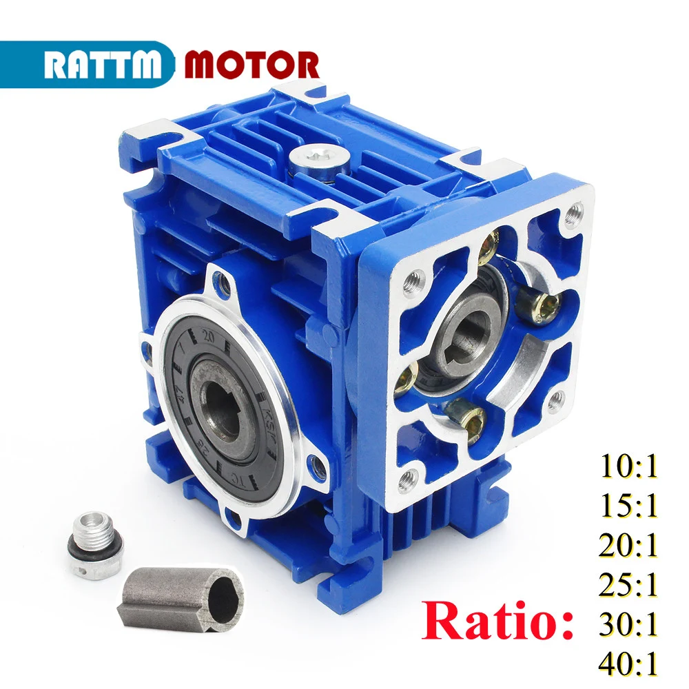 

NMRV030 reducer worm gear high torque gearbox reducer ratio For NEMA23 motor + Shaft Sleeve Adaptor 8*11mm