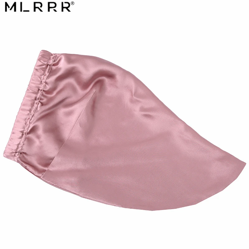 

MLRRR 100% Silk Hair Headwear Nightcap Multicolor