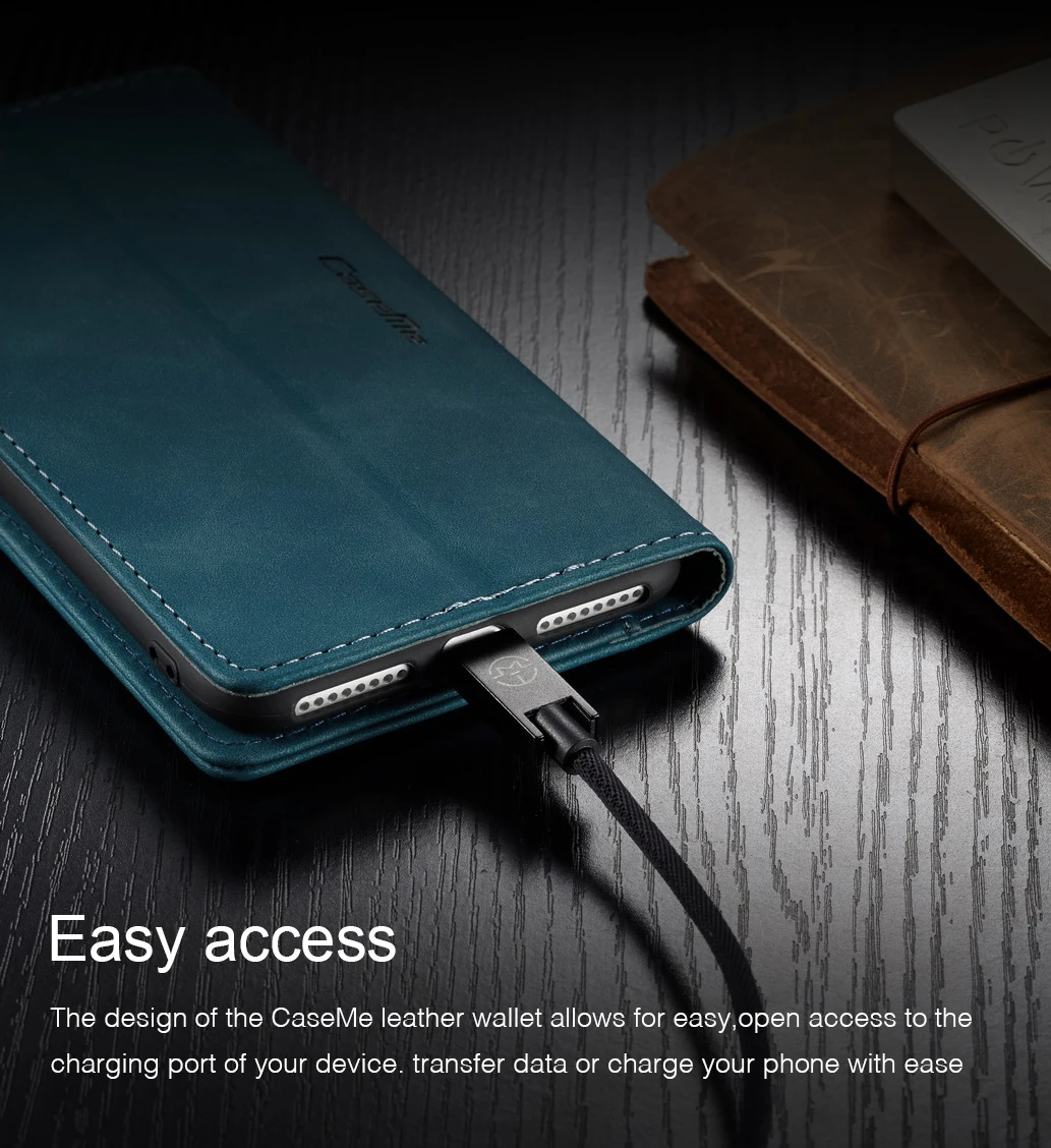 Magnetic Case For iPhone 14 Pro Max 11 12 Luxury Retro PU Card Slots Wallet Flip Leather Phone For iphone 13 X XR 6 7 8 Plus SE