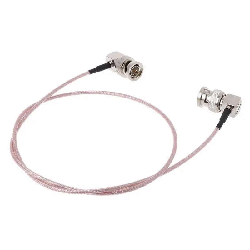 H7JF SDI Video Connector Cable RG179 BNC Male To BNC Right Angle Plug For BMCC Blackmagic Camera