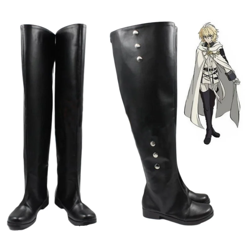 

Owari no seraph Cosplay Shoes Seraph of the End Mikaera Hyakuya Cosplay Boots