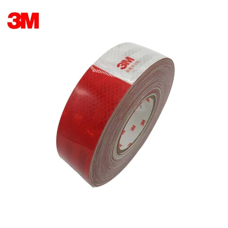 3M Reflective Tape 983D For Car, red &White alternative Waterproof Sticker,Dropshipping
