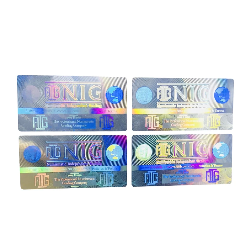 10000pcs Custom Hologram Stamp 3d Holographic Anti Fake Labels One Time Use Destructible Brand Mark Trademark Logo Sela Stickers