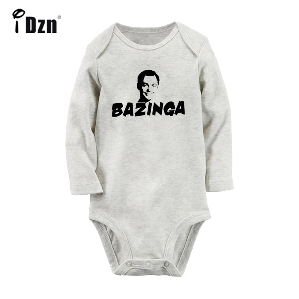 The Big Bang Theory ONE MAN WOLF PACK Alan Hangover Inspired Newborn Baby Outfits Long Sleeve Jumpsuit 100% Cotton