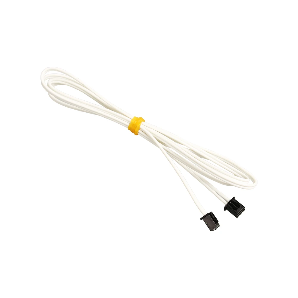 LERDGE XH2.54 2PIN Connection line 1M and 2M 3D Printer Parts White high temperature resistant flexible cord Dupont Line 2pcs