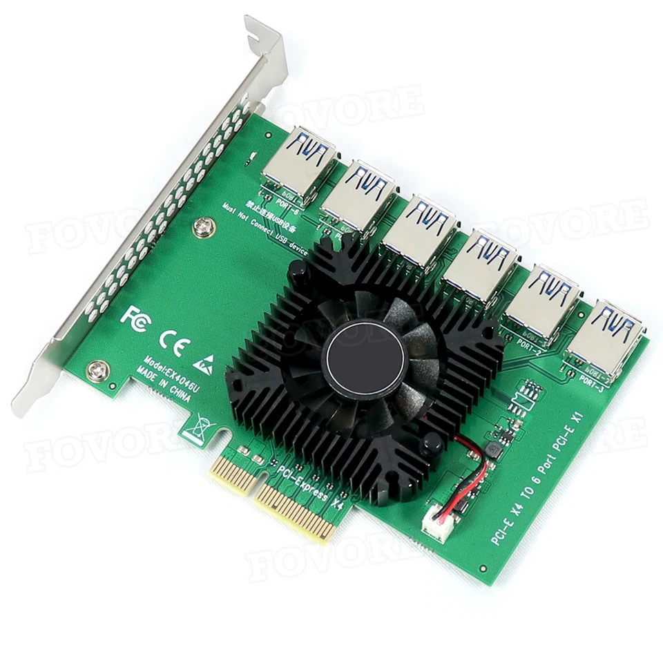 Pcie-6つのpci Expressから16x USB 3.0 Extreme x 4 20GB 1〜6つのiser