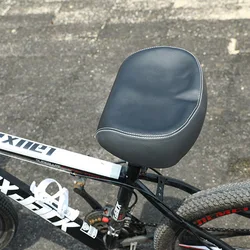 MTB/Road Bicycle Bike Widened Saddle PU Leather Cushion Without Nose Cycling Comfortable Shock-absorbing Cushion Seat Saddle