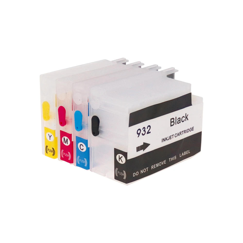 For HP 932 933 Refillable Ink Cartridge HP932 XL 933 XL For HP Officejet 6100 6600 6700 7110 7610 7612 7510 7512 with ARC Chips