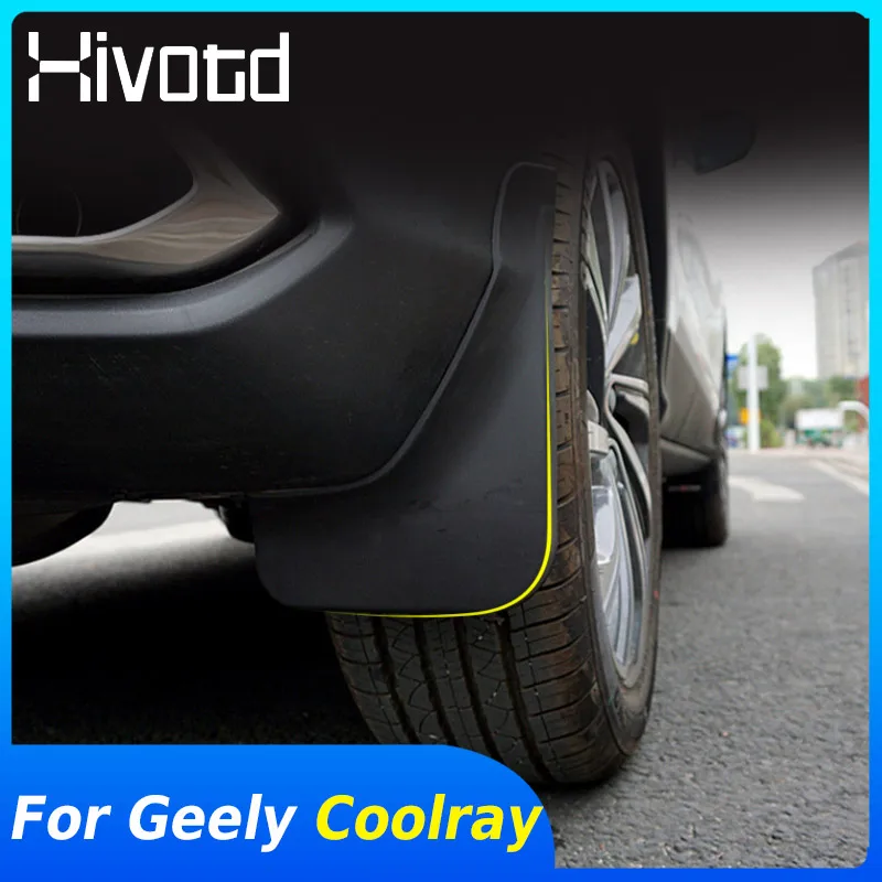 For Geely Coolray SX11 BelGee X50 2024 Accessories Car Fender Flares Mud Flaps Exterior Splash Guard Auto Body Corner Protective