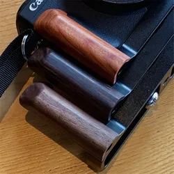 Wooden Wood Hand Grip with Alum Base Plate Bracket For CANON G7X