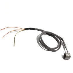 220V 20mm Electric Hot Runner Spiral Coil Band Heaters with Grounding wire 3x3mm 4.2x2.2mm 3.5x3.5mm 3.3x3.3mm Cross-section
