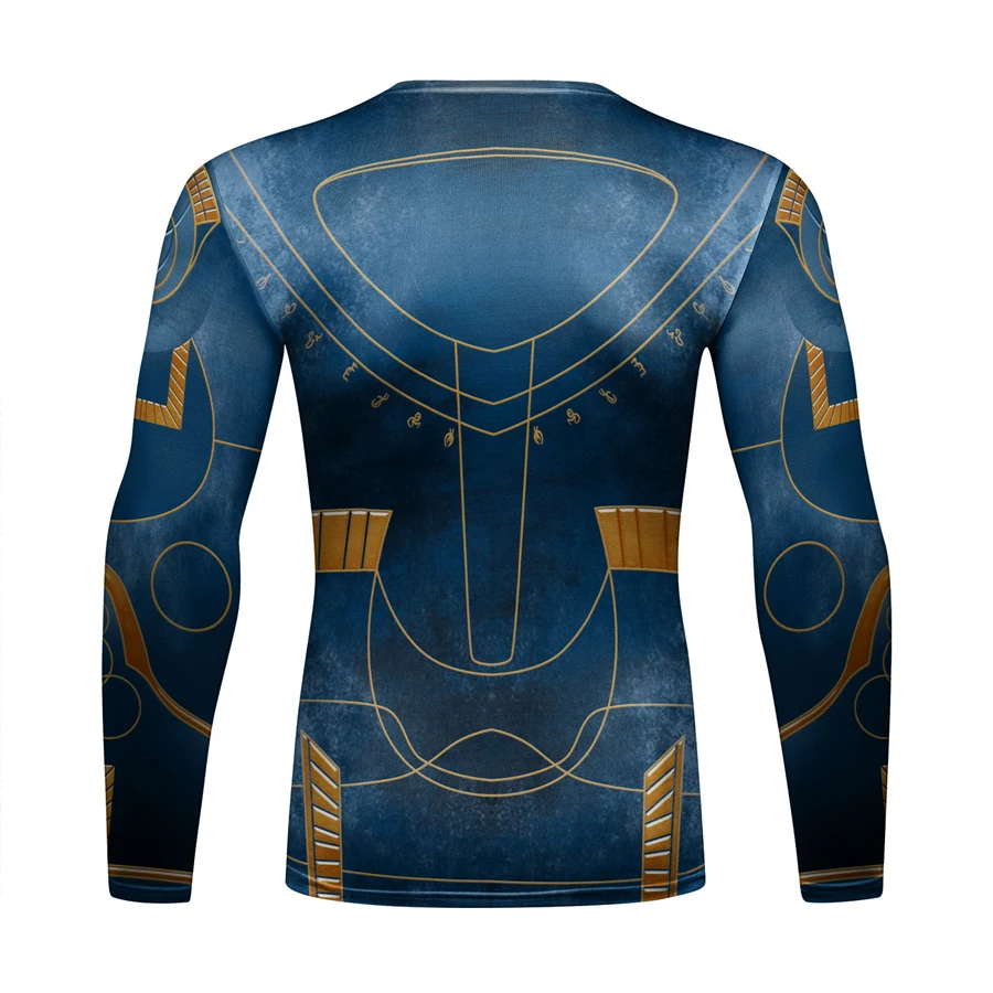 Eternals 3D Printed T-shirt Men Punk Style Compression Shirt Comic Cosplay Clothing Fitness Long Sleeve Casual Tops Male Tshirt